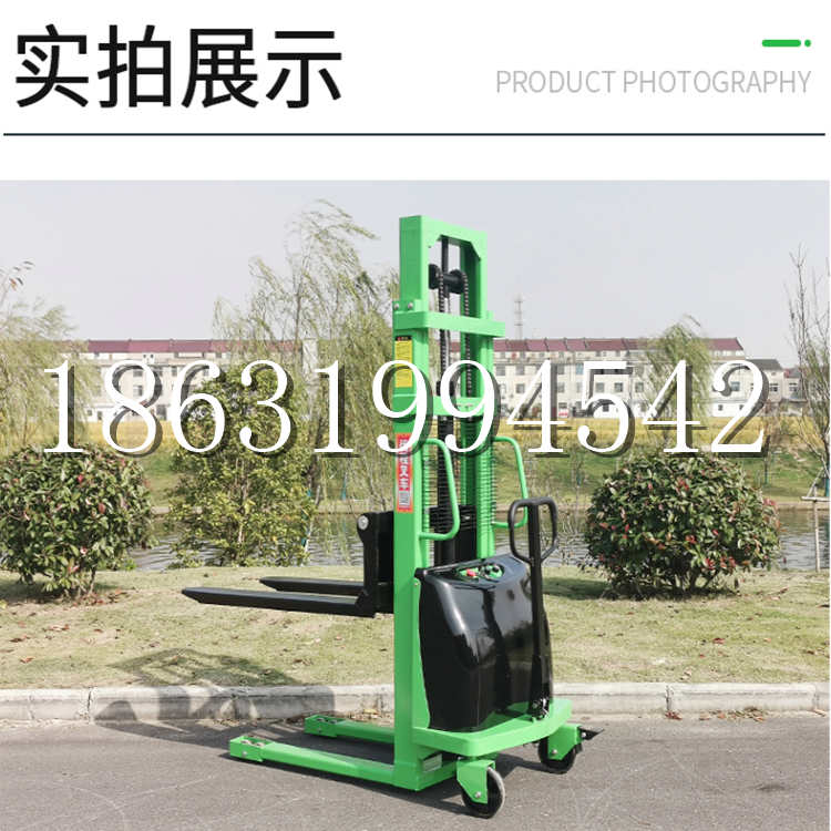 永宁县电动叉车堆高车液压铲车电瓶1吨2吨站驾步行式小型全自动叉车